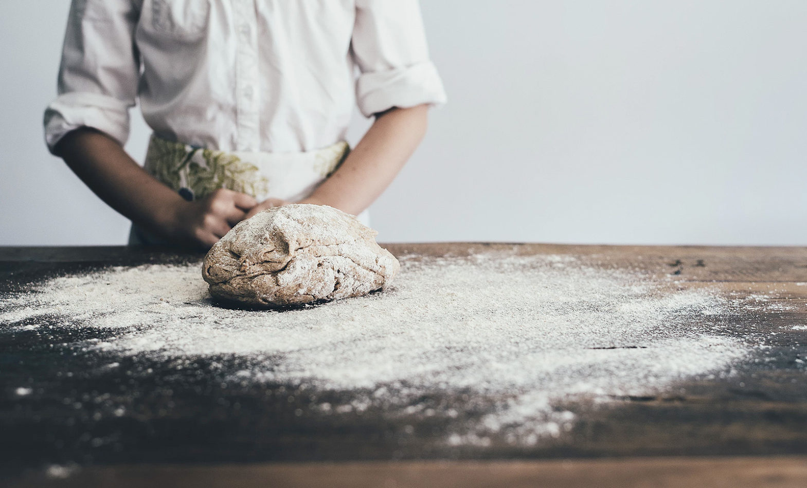 A dough for baking
