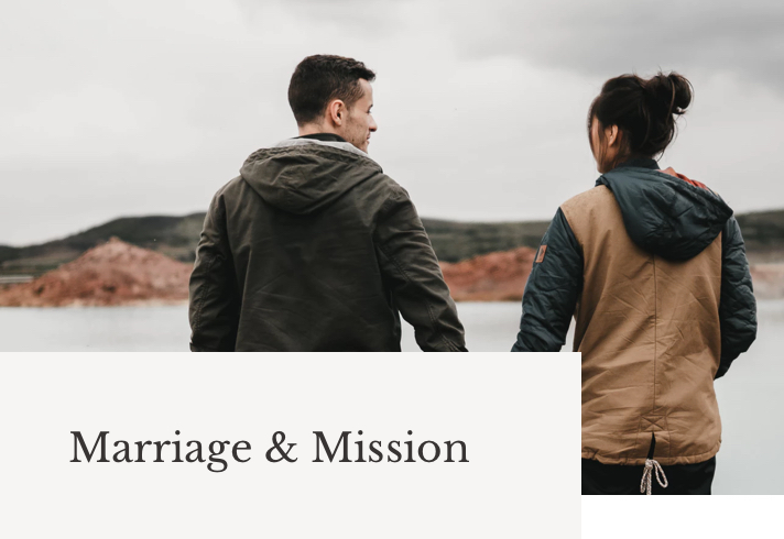 A cover image about marriage and mission