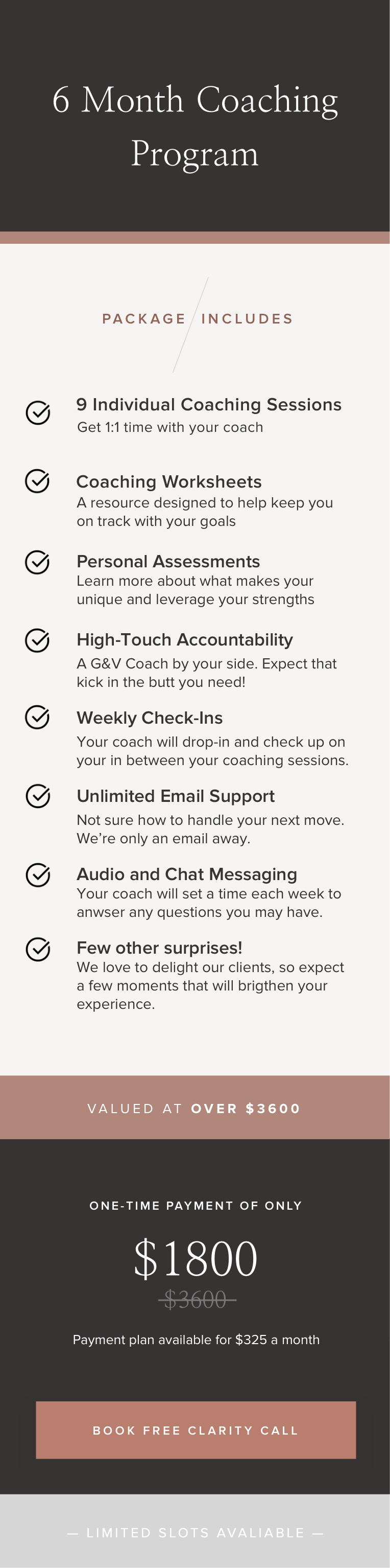 A coaching package