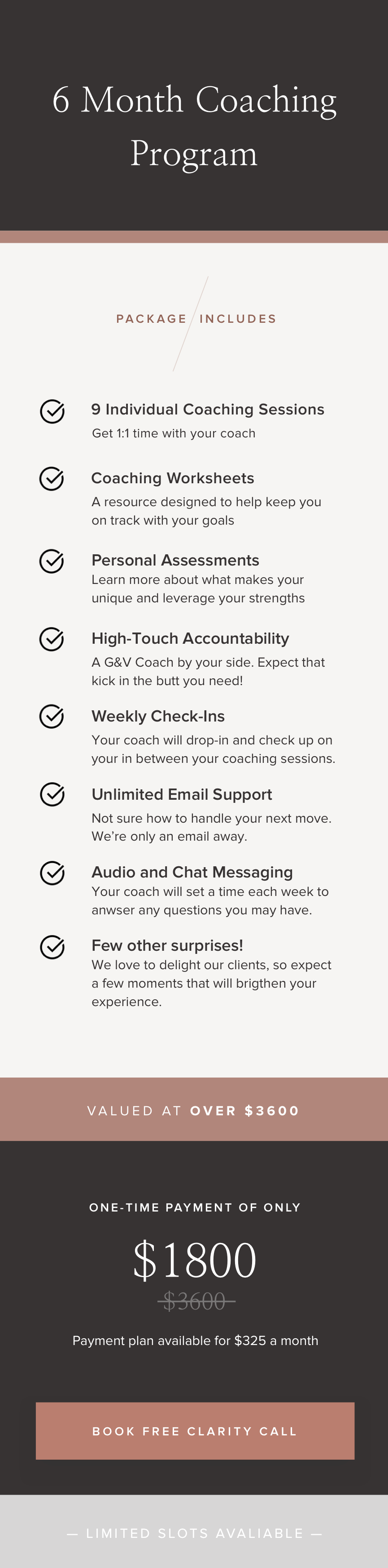 A coaching package