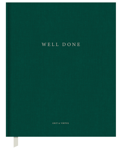 An emerald journal cover